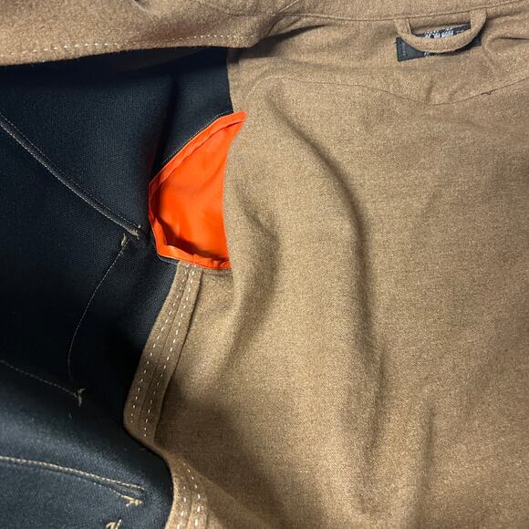 Le 31 Women's Wool Blend Button Front Camel Blazer Jacket Size Small - Picture 5 of 11